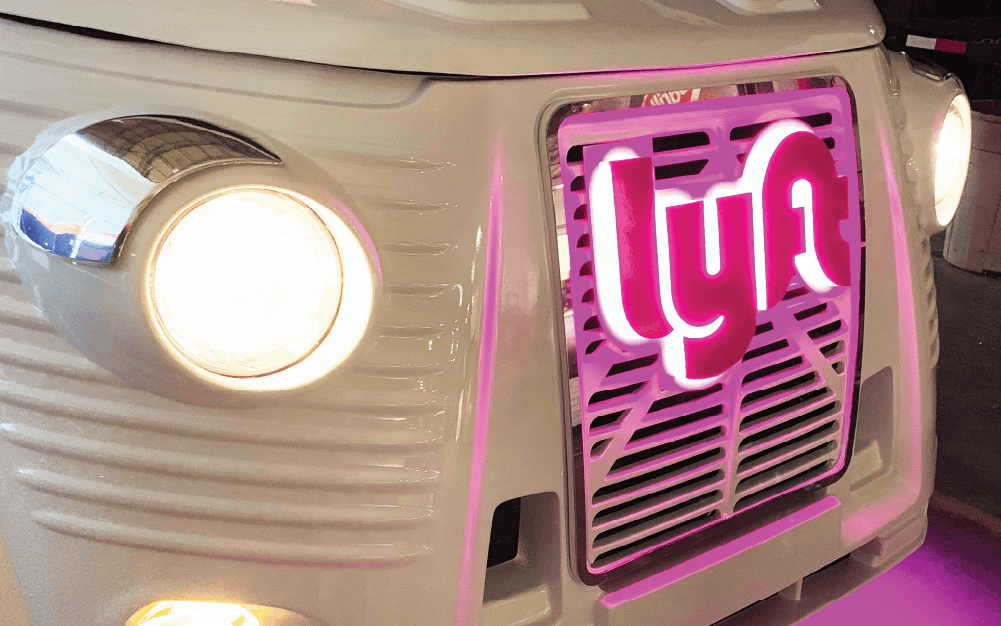 lyft dimensional signage