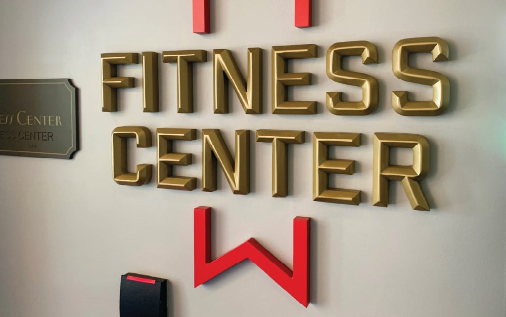 3d Elements & Signs - dimensional signage - mich ultra fitness center