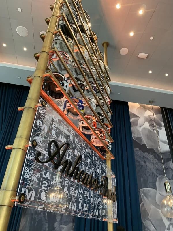Anheuser Busch dimensional lettering