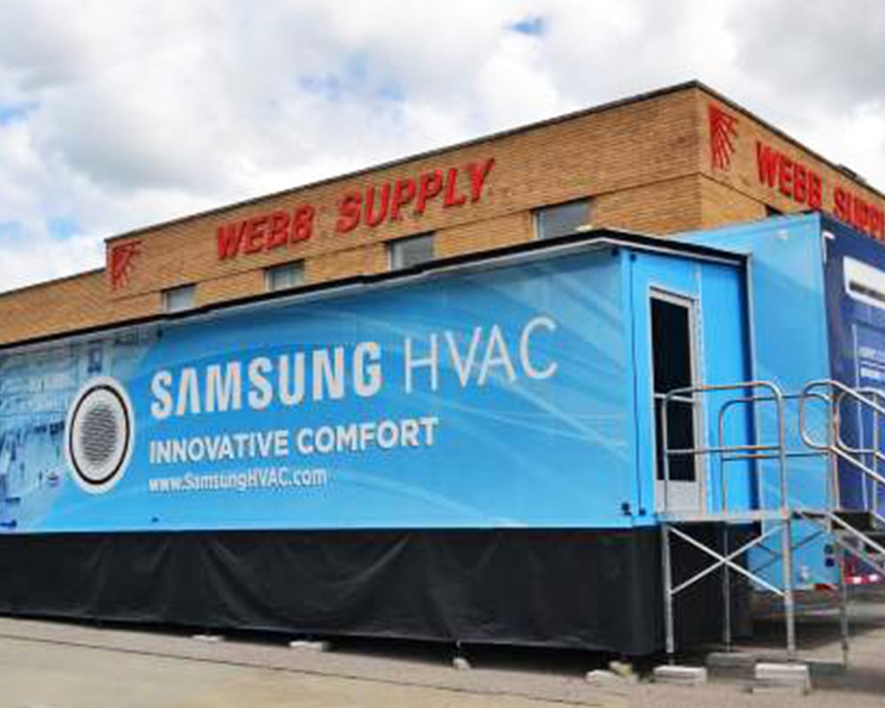 samsung hvac enclosed trailers