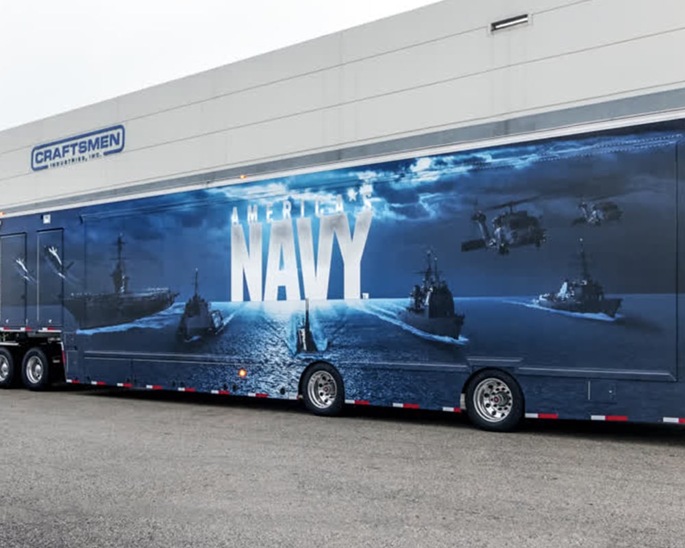 united states navy enclosed trailers