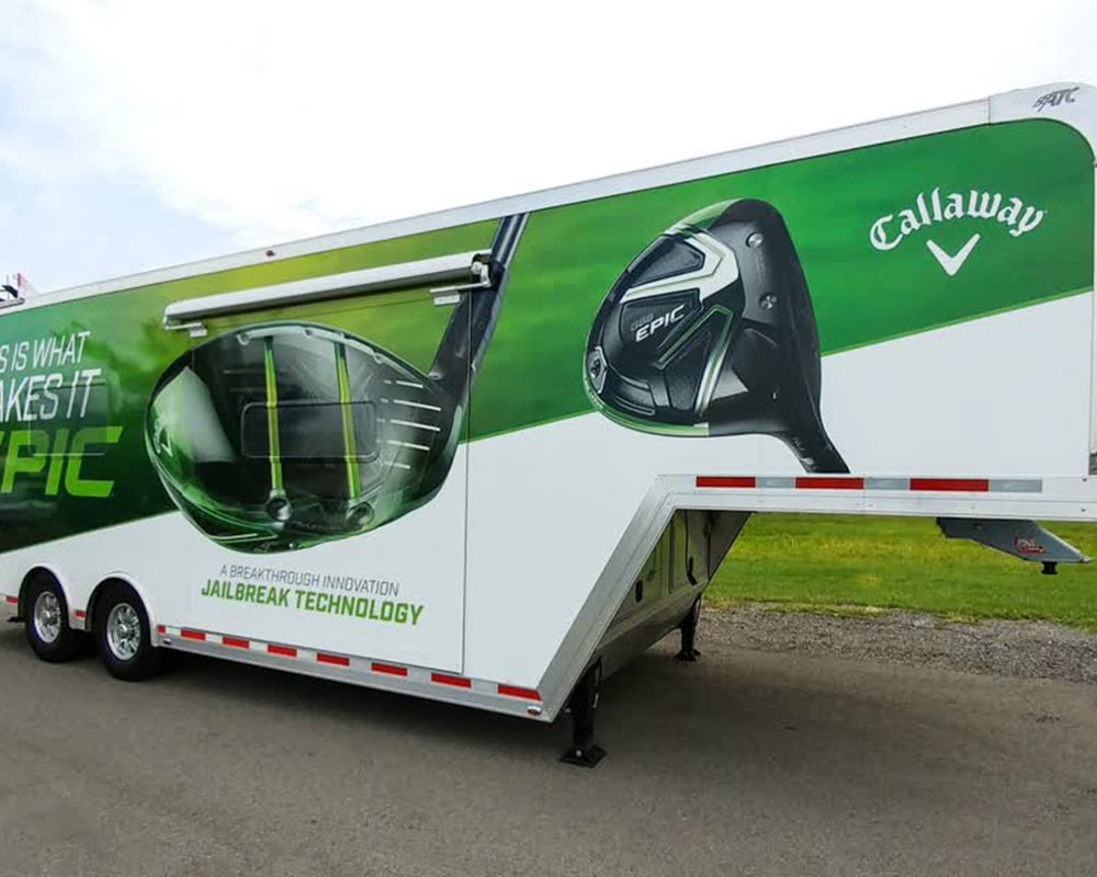 callaway mobile billboard truck trailer