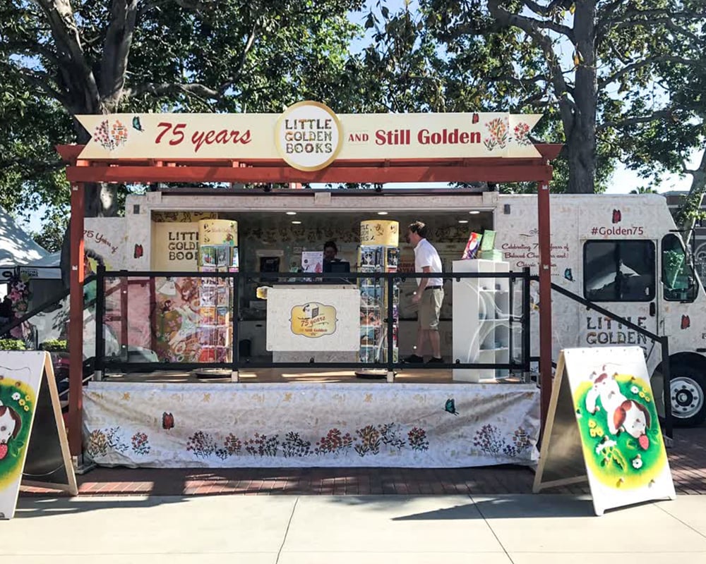 little golden books mobile stage trailer