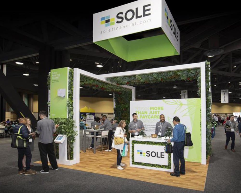 sole trade show displays