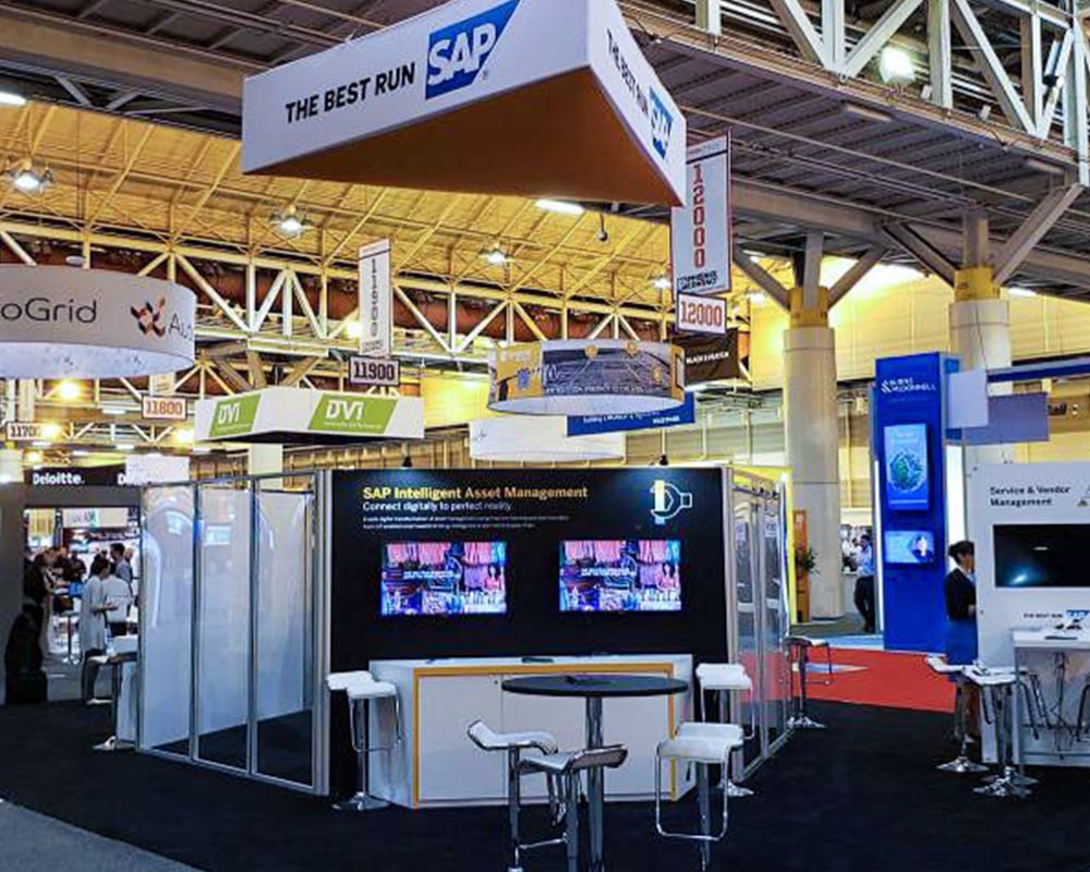 sap trade show displays