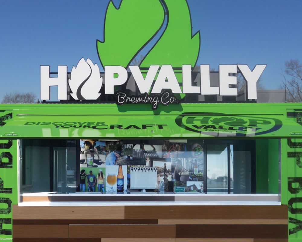 3d Elements & Signs - dimensional signage - hop valley
