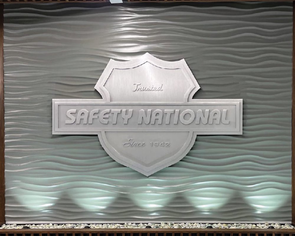 3d Elements & Signs - dimensional signage - safety national