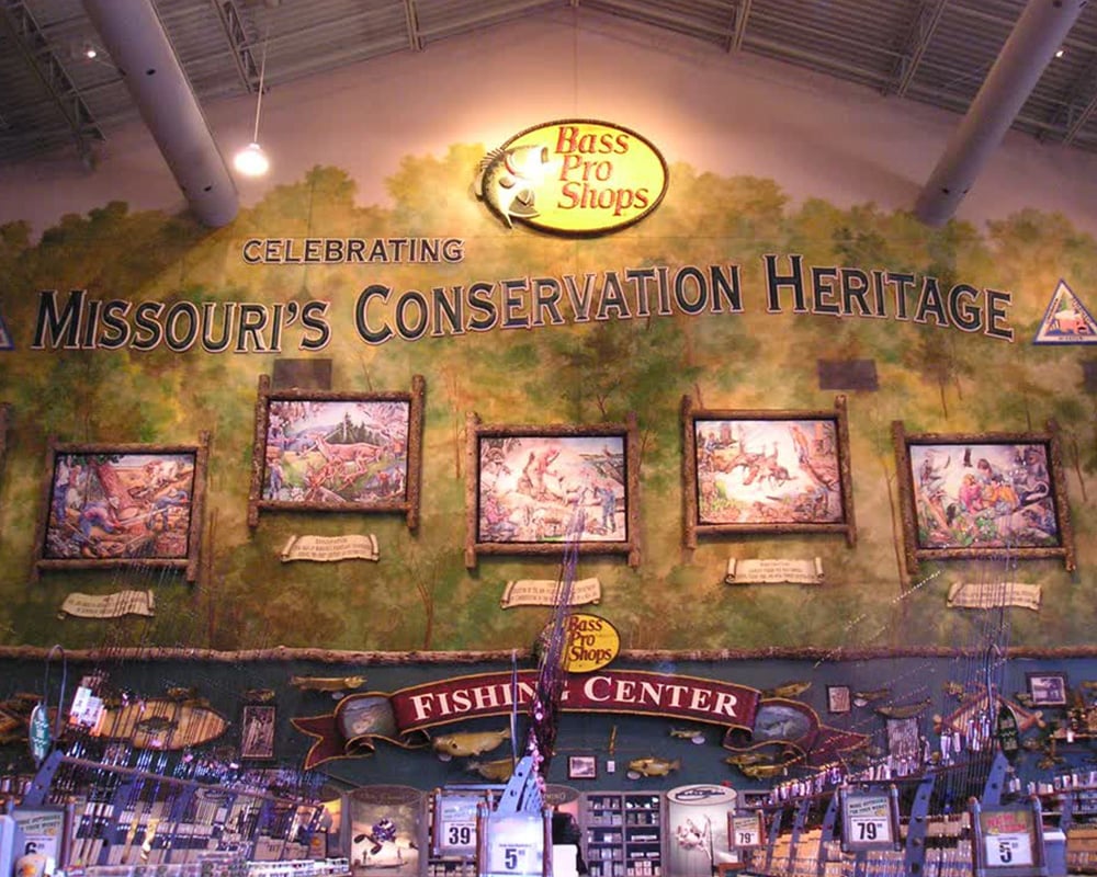 bass pro shop architectural signage companies