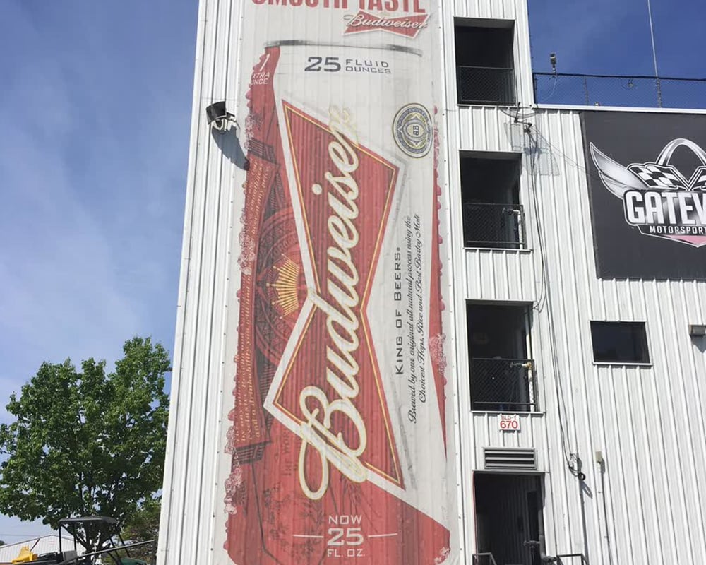 budweiser beechwood stadium graphics