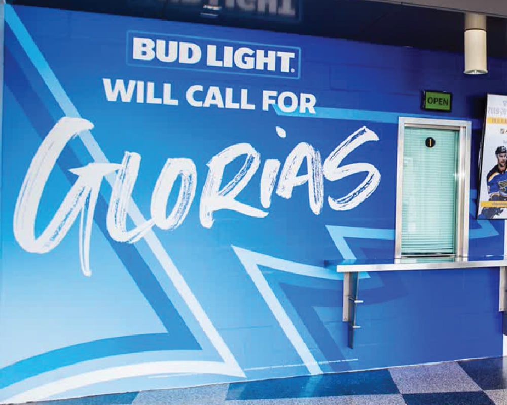 Indoor Outdoor Graphics - Wall Graphics - Wall Graphics -  Blues Gloria