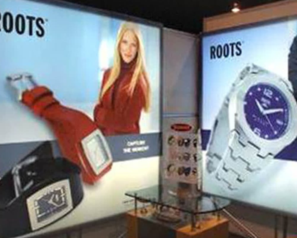 roots retail graphics