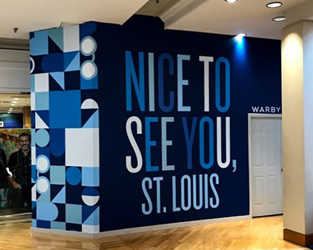 warby parker graphics retail graphics