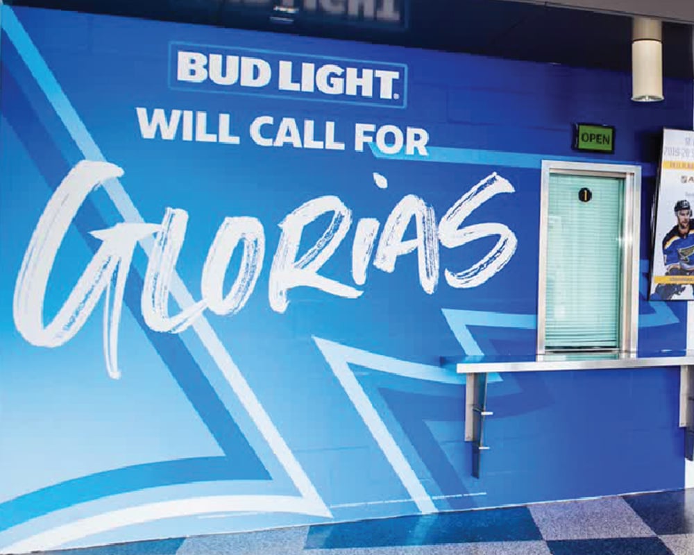 Indoor Outdoor Graphics - Wall Graphics - Wall Graphics -  Blues Gloria