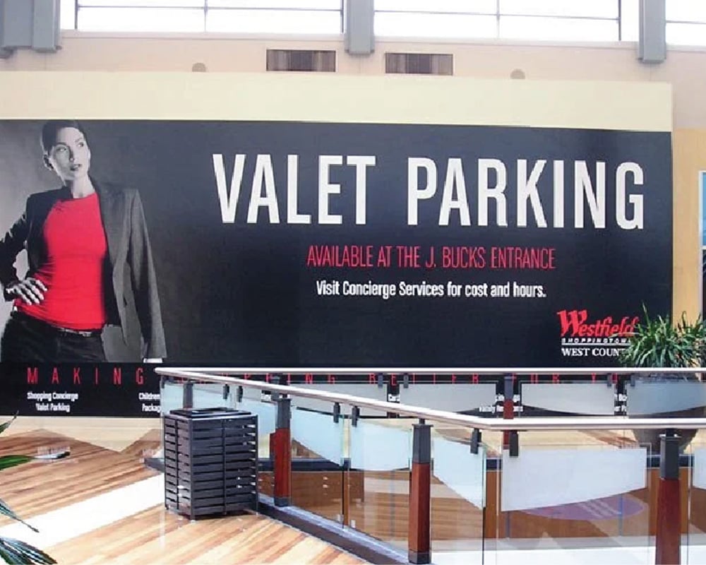 Indoor Outdoor Graphics - Wall Graphics - Wall Graphics -  Westfield Valet