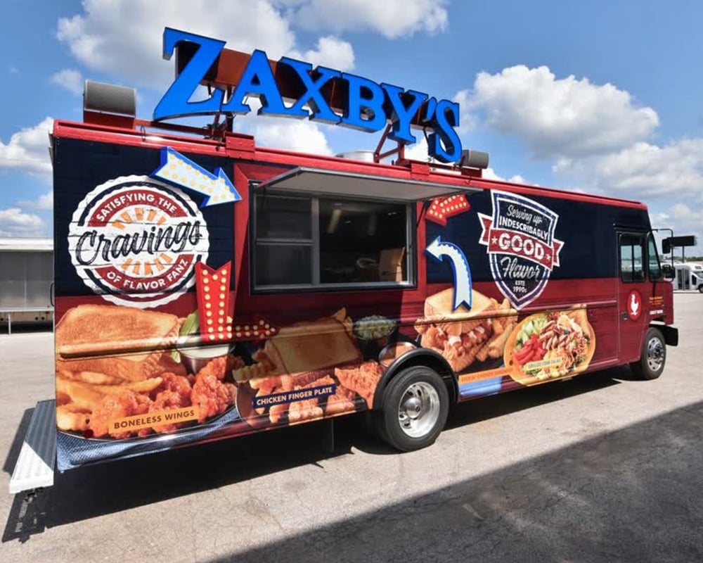 zaxbys vinyl car wrap