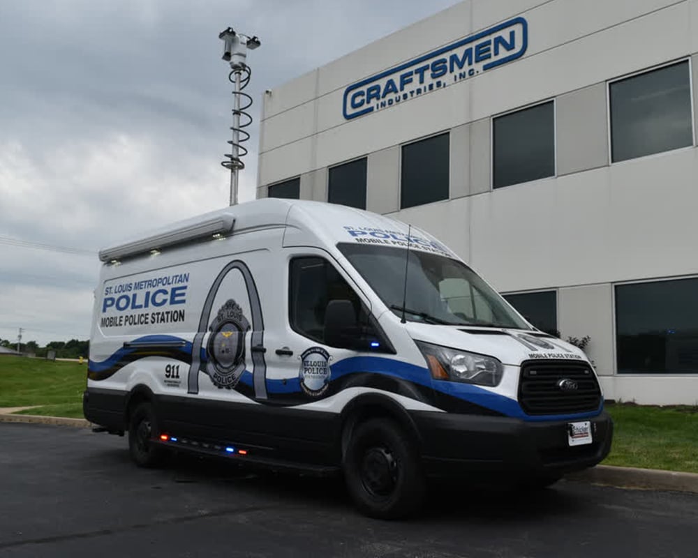 police mobile command center trailer