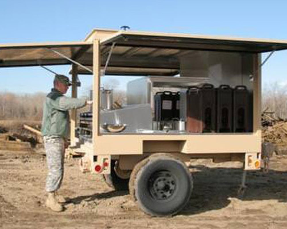 outdoor commercial mobile kitchen trailer truck