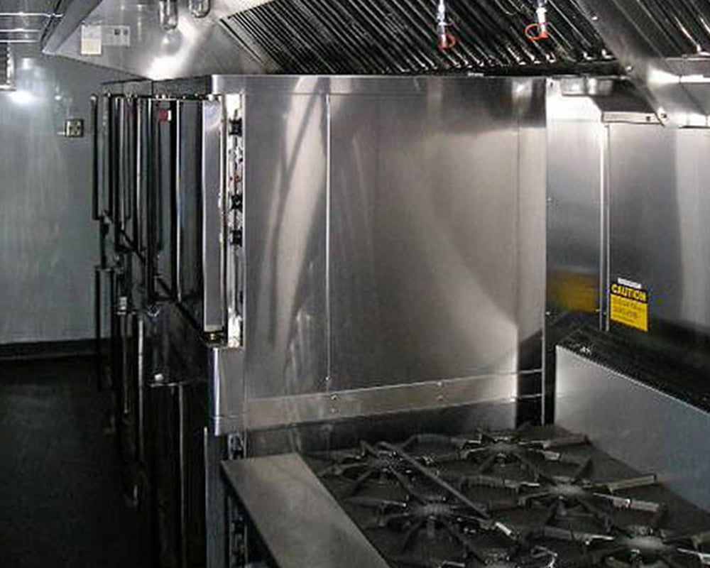 fire safe commercial mobile kitchen trailer truck