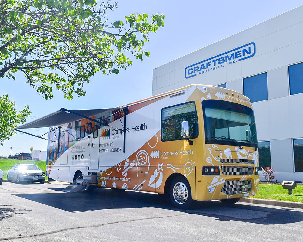 Compass Health Mobile Medical Coach Interior