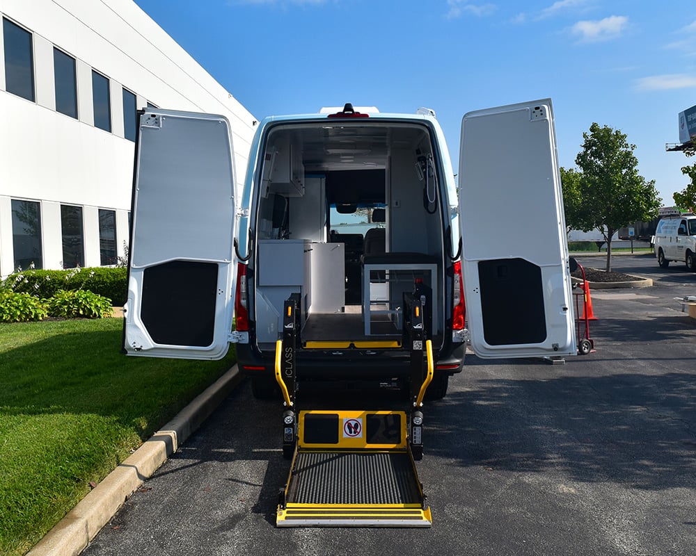 DisplayCraft Mobile Medical Van Wheelchair Lift