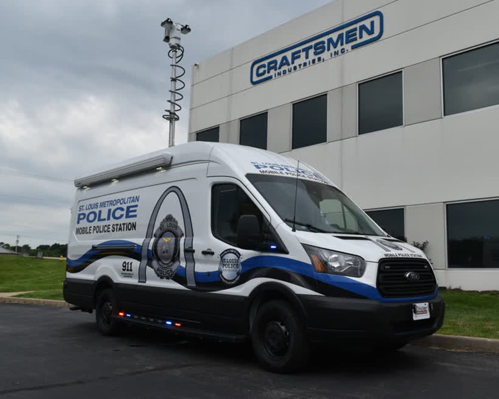 police mobile command center trailer
