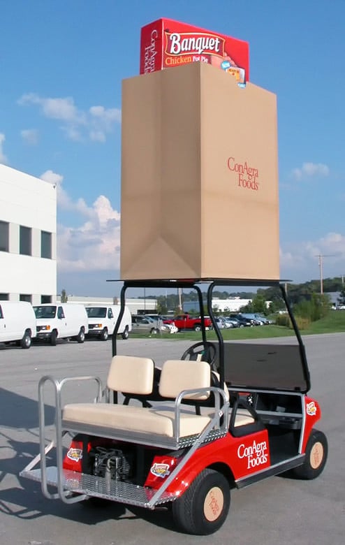 ConAgra Foods grocery bag golf cart