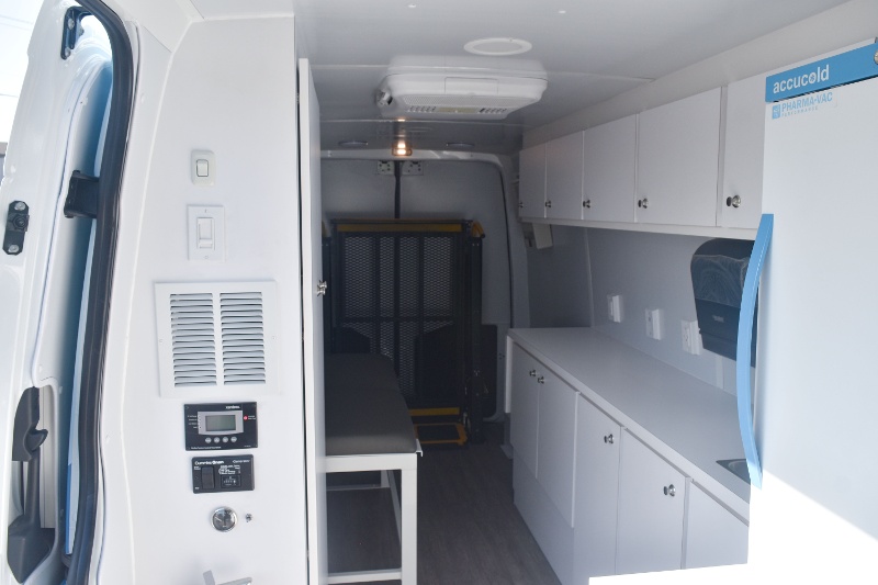 Mobile Medical Van Interior