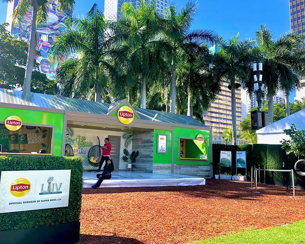 Lipton Tea Trailer Exterior