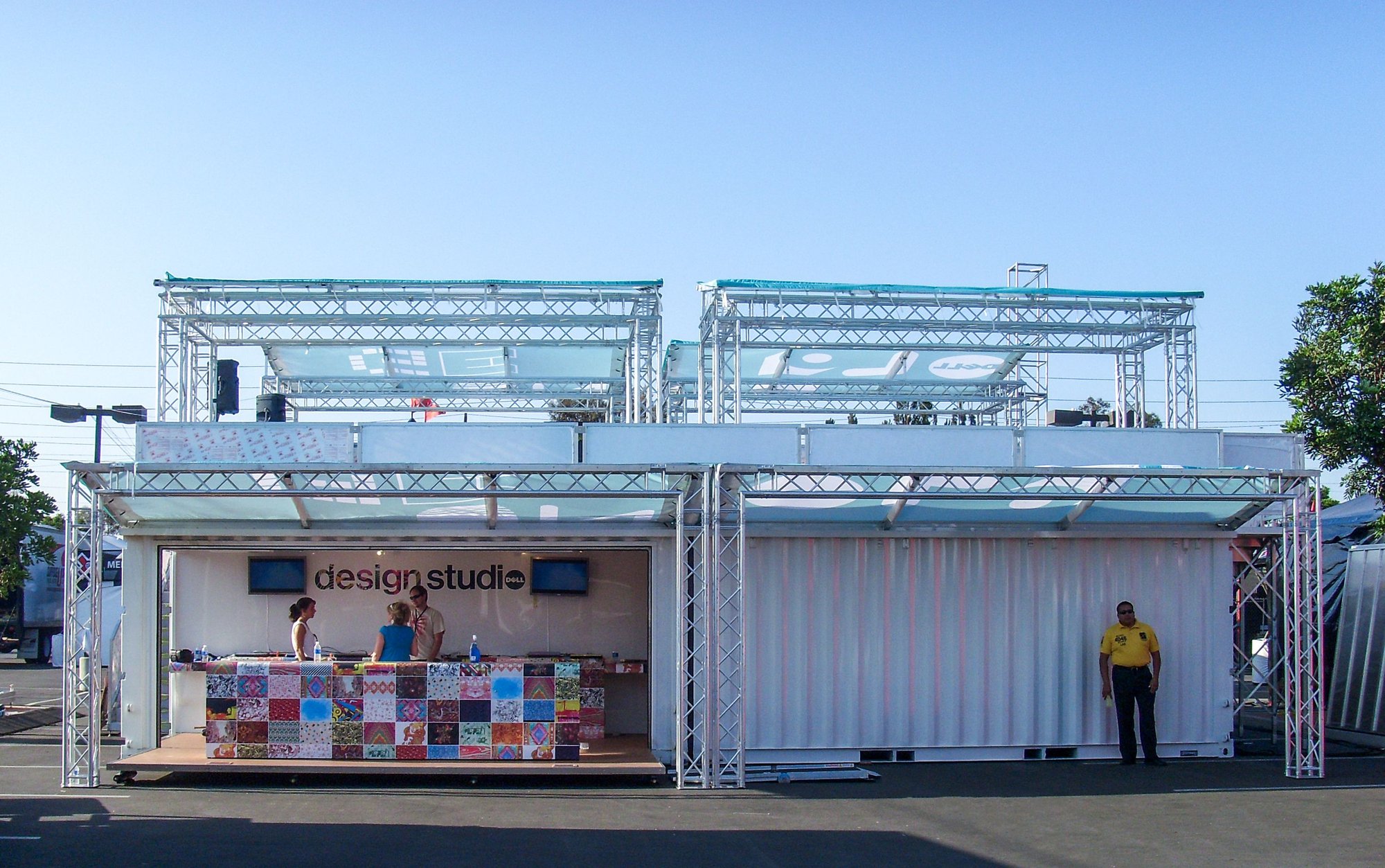 conex container experiential marketing