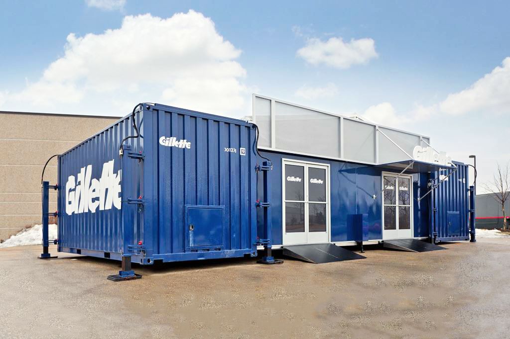 conex container experiential marketing campaign