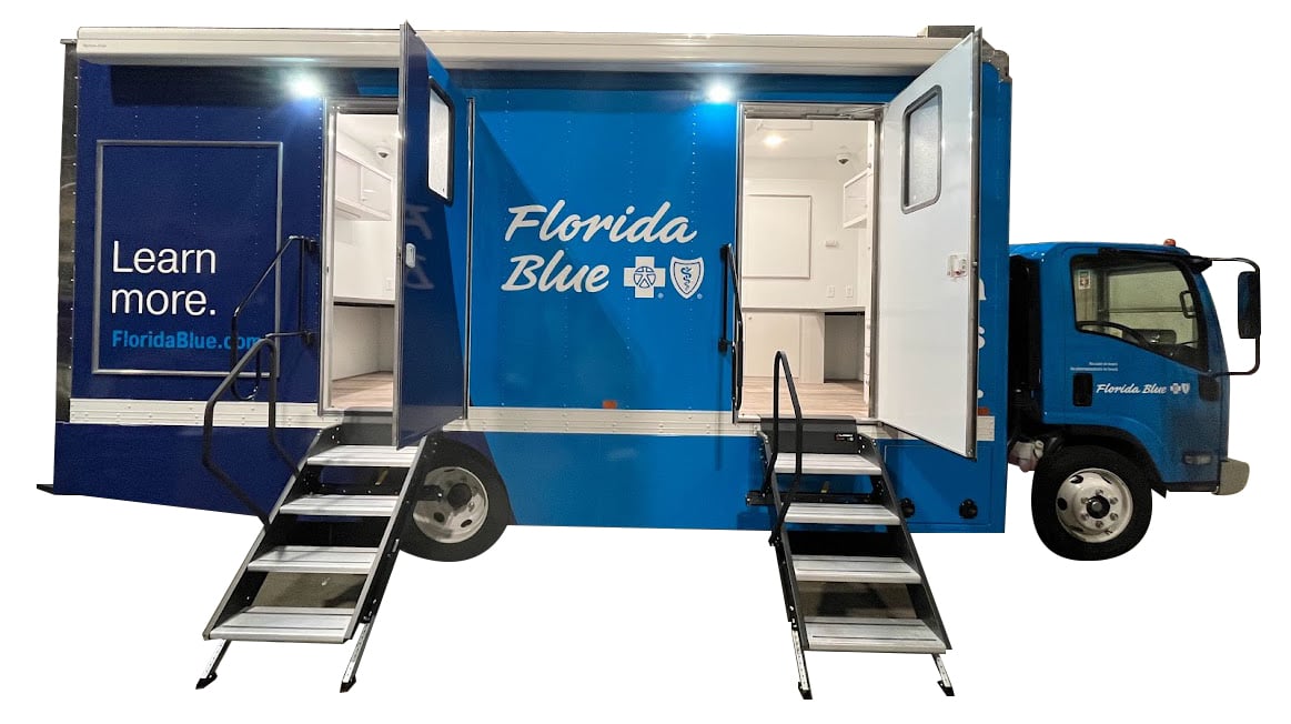 FB20 Florida blue mobile medical truck
