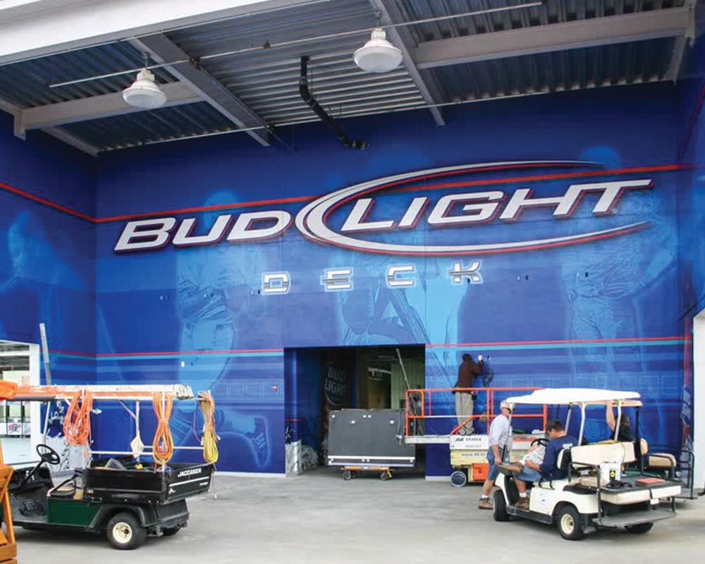 Indoor Outdoor Graphics - Exterior Graphics & Signs - Bud Light - Exterior Graphics