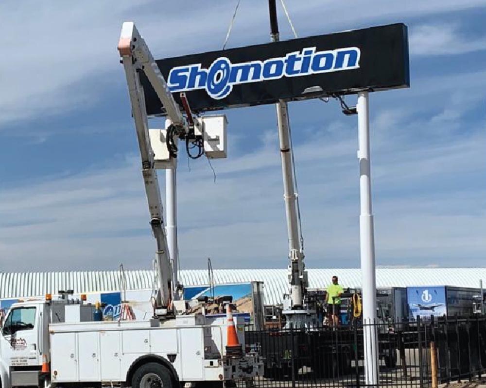 Indoor Outdoor Graphics - Exterior Graphics & Signs - Shomotion - Exterior Sign