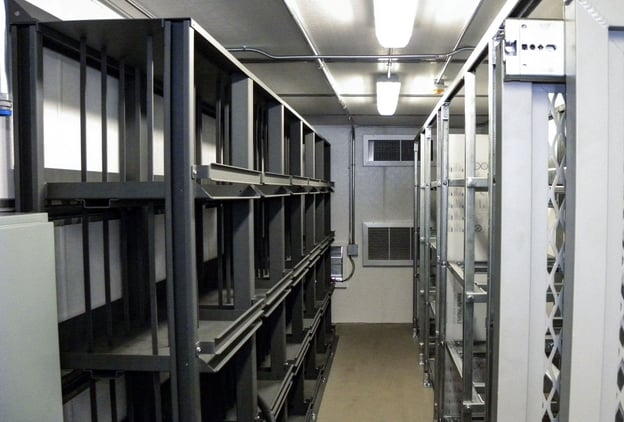 Eagle Picher Battery Storage Interior