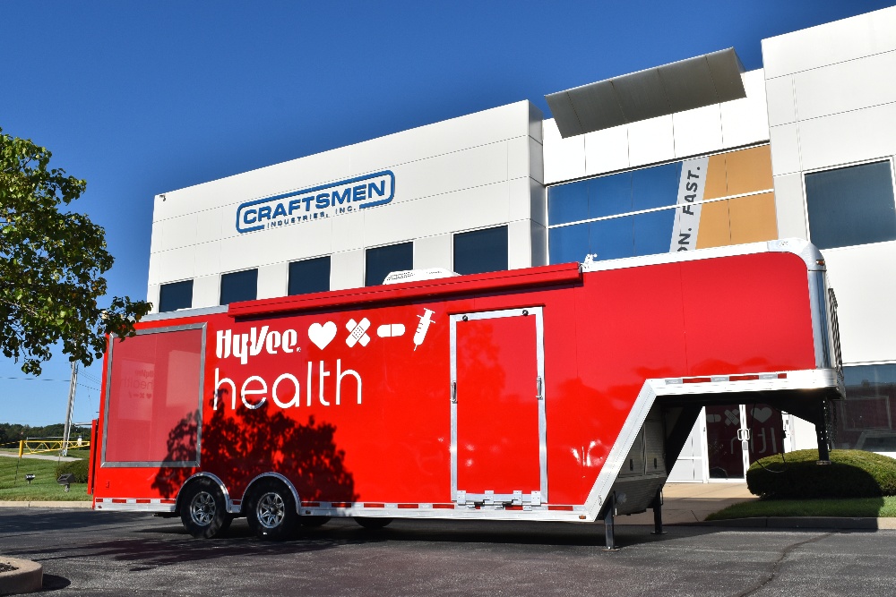 vaccination healthcare trailer