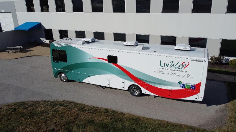 LivWell Mobile Healthcare lab trailer