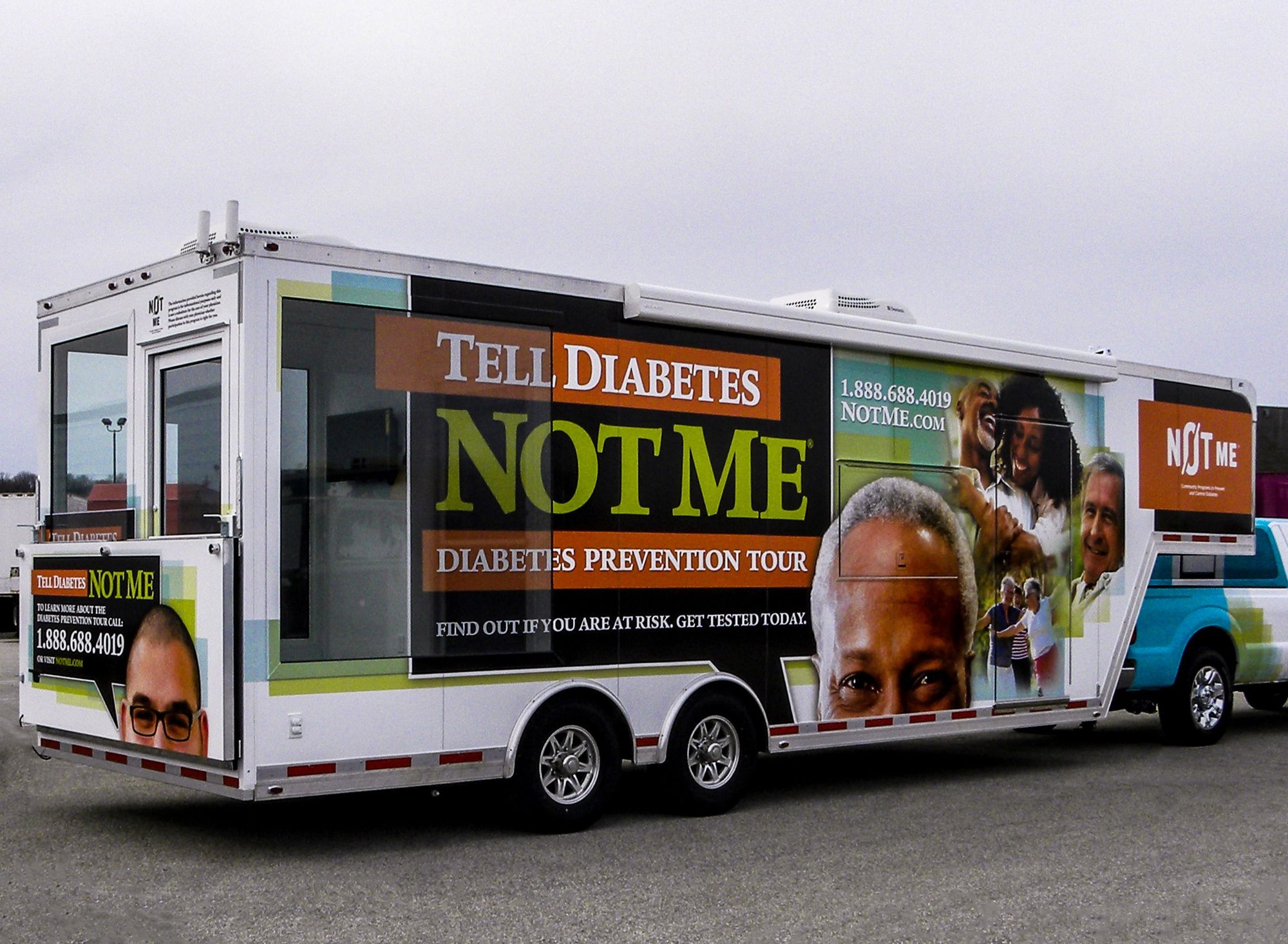Diabetes mobile medical trailers