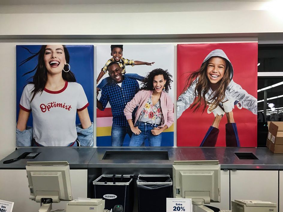 Old Navy 2 large format printing