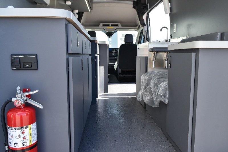 Mobile Medical Van Interior Clinic