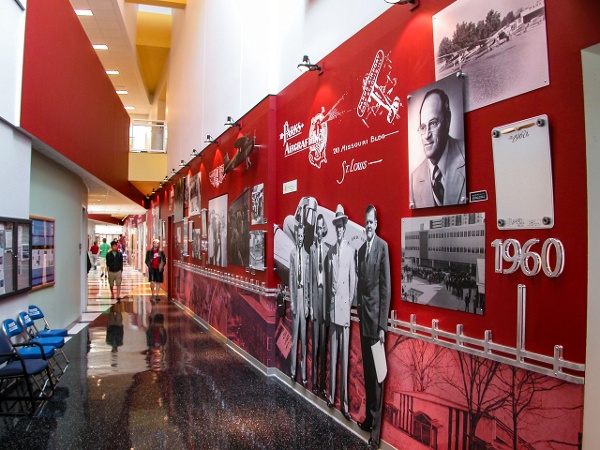 SLU-Parks-College-interior-signage