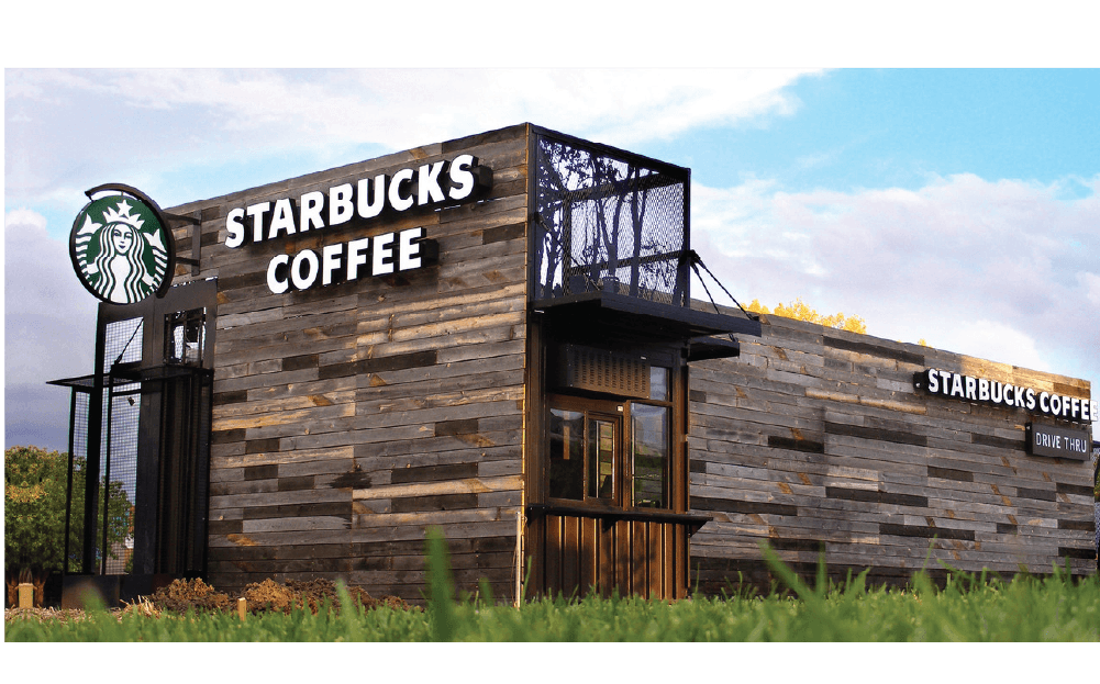 Starbucks modular restaurant