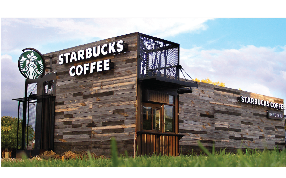 Starbucks modular restaurant