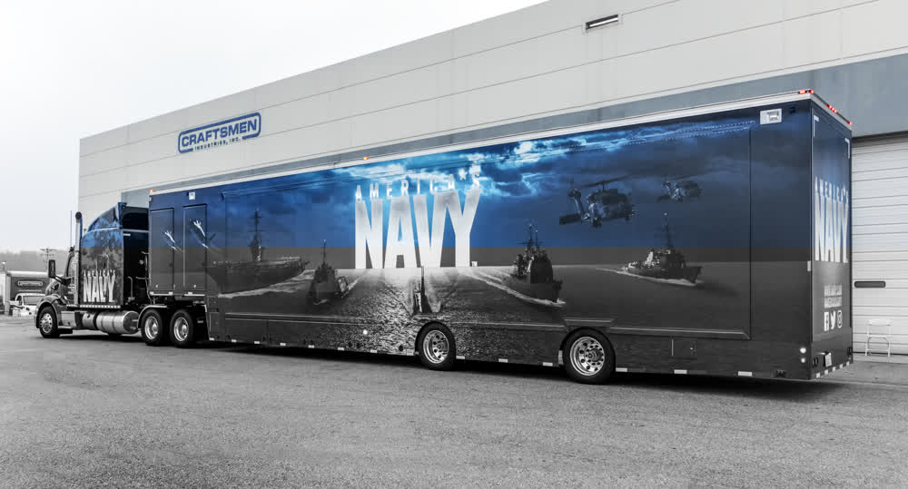 united states navy enclosed trailers
