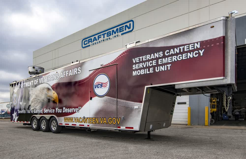 veterans canteen enclosed trailers