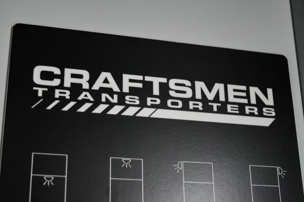 craftsmen transporters race car trailer