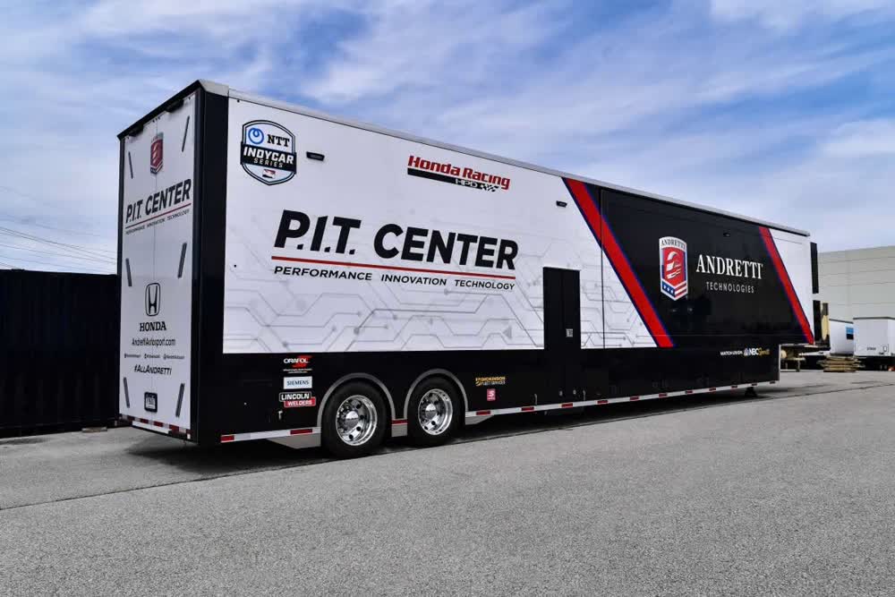 honda racing race car trailer