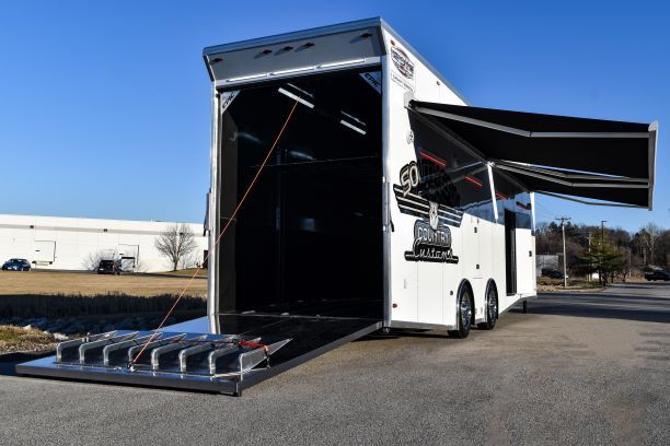 southern country customs race car trailer