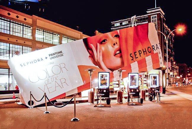 sephora mobile showroom trailer truck