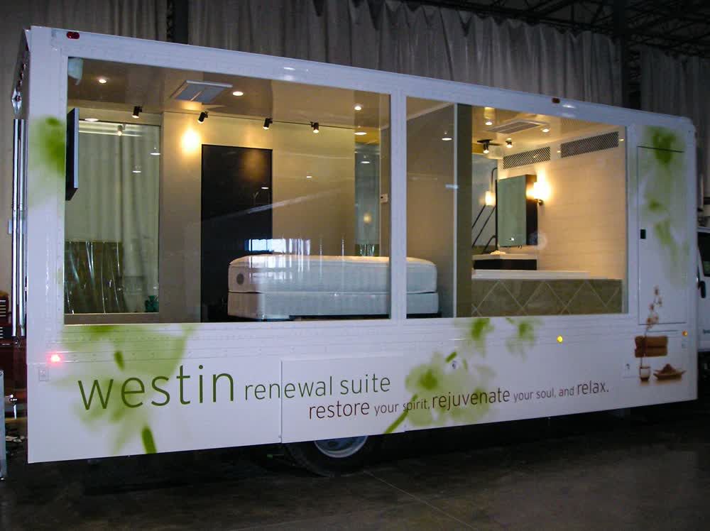 westin mobile showroom trailer truck