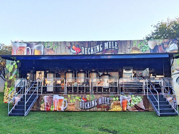 bucking mule mobile stage trailer